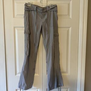 Victoria’s Secret London Jean Chino Gray Cargo Pants Size 2 - Vintage